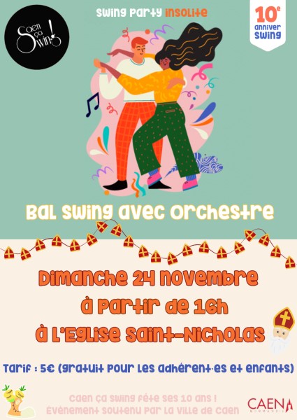 sortie BAL SWING AVEC ORCHESTRE à CAEN