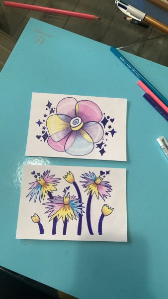 sortie 🌸 N1: Atelier Dessin – Fleurs en Couleurs 🎨 à Reims