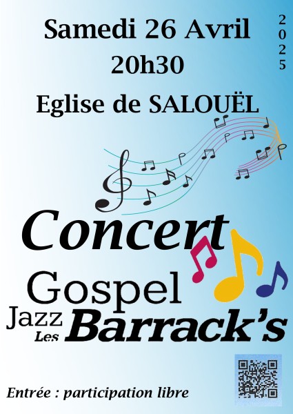 sortie Concert Gospel & Chants du monde à SALOUEL