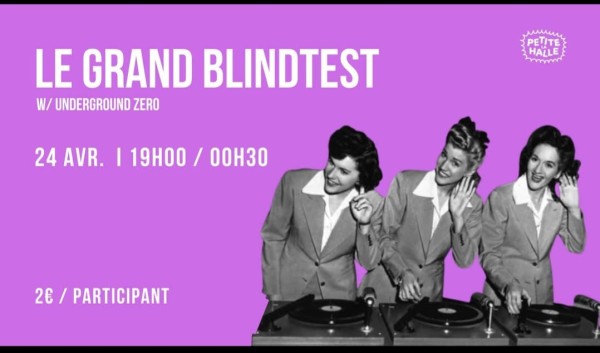 Grand blind test la petite halle 