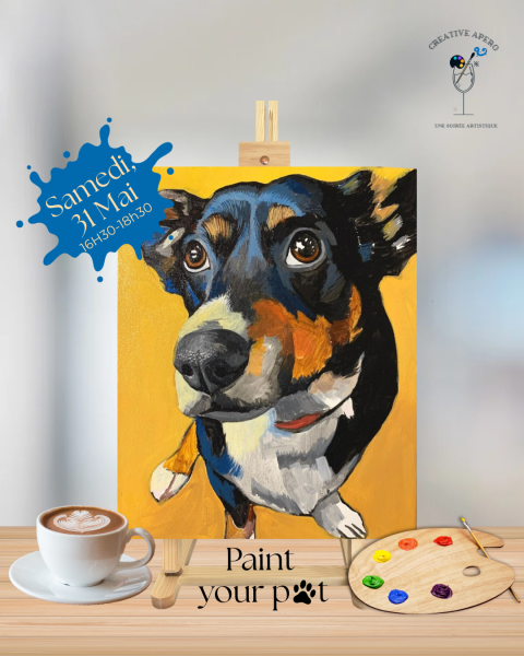 sortie Paint your pet 🐾🐶 à Strasbourg 