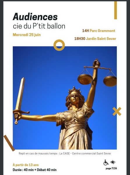 sortie GRATUIT : AUDIENCES cie du p'tit Ballon à ROUEN