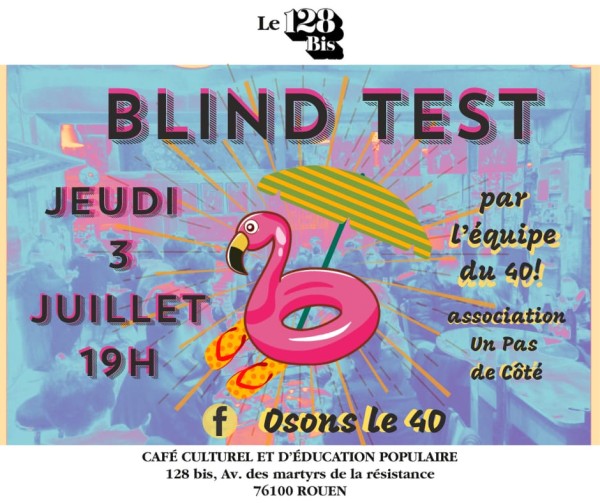 sortie Blind test au 128 bis à Rouen