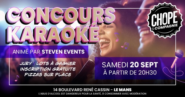 sortie Karaoké chez chope et compagnie  à Le mans